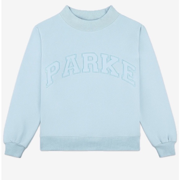 Parke Tops - Parke Ice Fleece Varsity Mockneck S/M